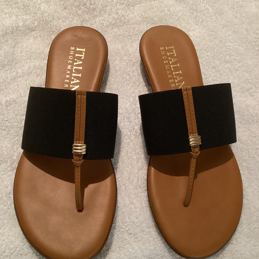 Italian shoemaker flat sandals